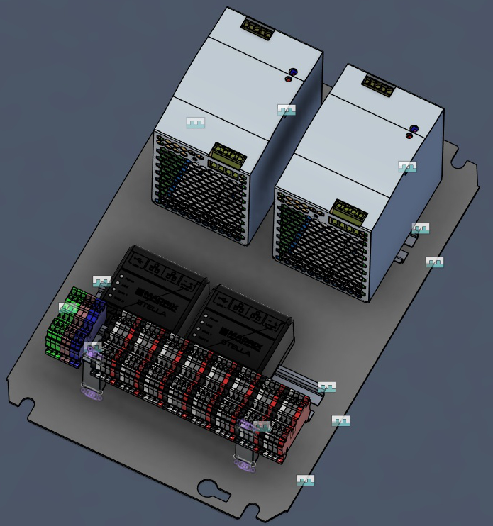 CAD Render of Control Architecture